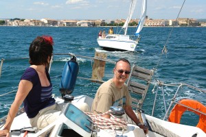 Sailing on the Etang de Thau with the Atouvents sailing group