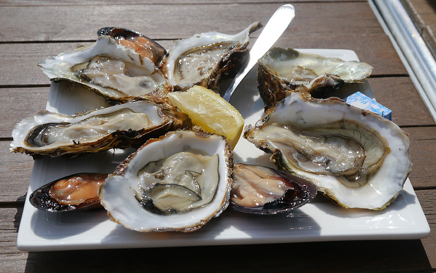 Oysters fresh from the Etang de Thau