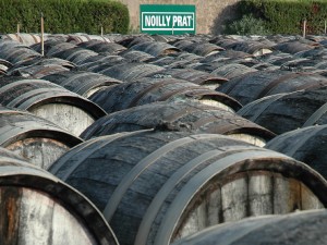 Barrels of Noilly Prat vermouth maturing at the Marseillan Chai,just as they have been for over 200 years